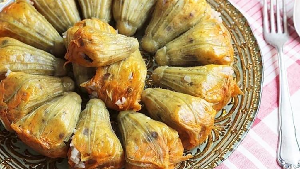 Kabak Çiçeği Dolması - Balıkesir’de ne Yenir? En İyi 50 Yemek