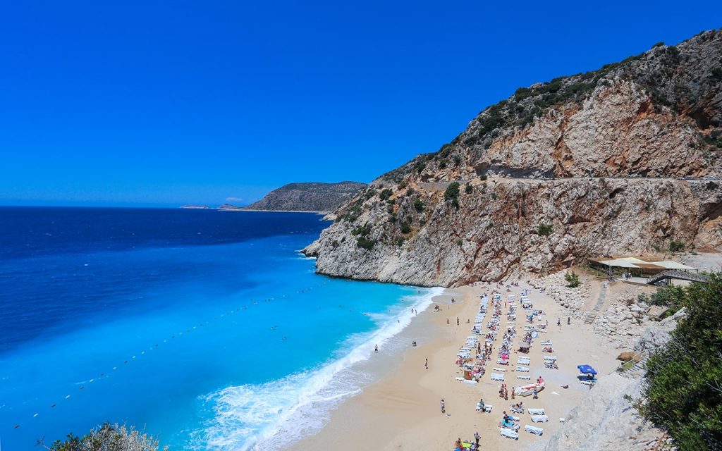 Kaputaş Plajı - Kalkan’da Gezilecek Yerler Listesi – En İyi 20 Yer