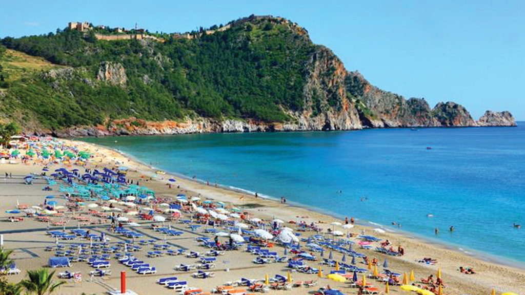 Damlataş Plajı - Alanya Gezilecek Yerler