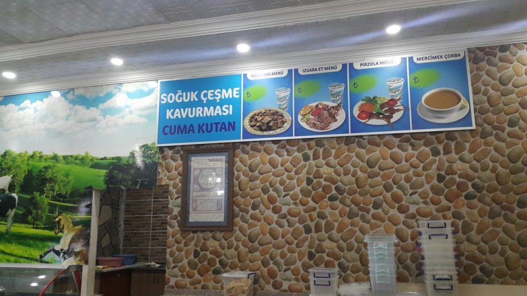 Soğuk Çeşme Cuma KUTAN – Bingöl Yemek Yerleri – En İyi 18 Restoran